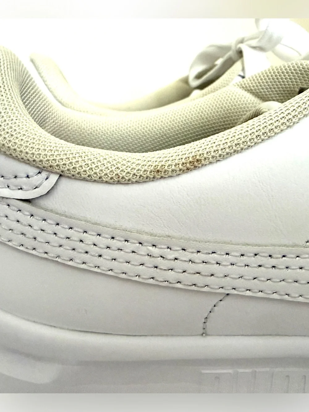 PUMA White & Cream Low Top Casual Athleisure Shoes